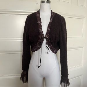 Vintage brown cardigan